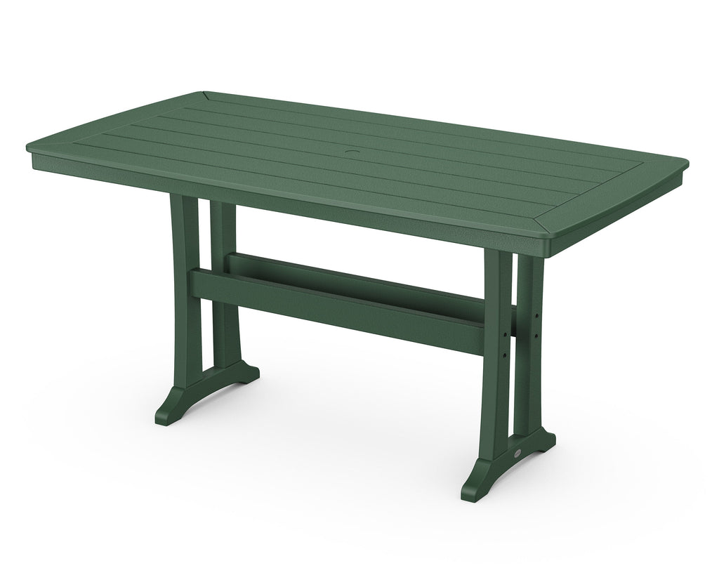 Nautical Trestle 38 x 73 Counter Table