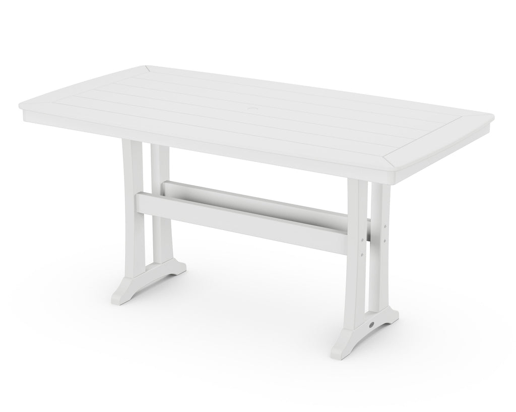 Nautical Trestle 38 x 73 Counter Table