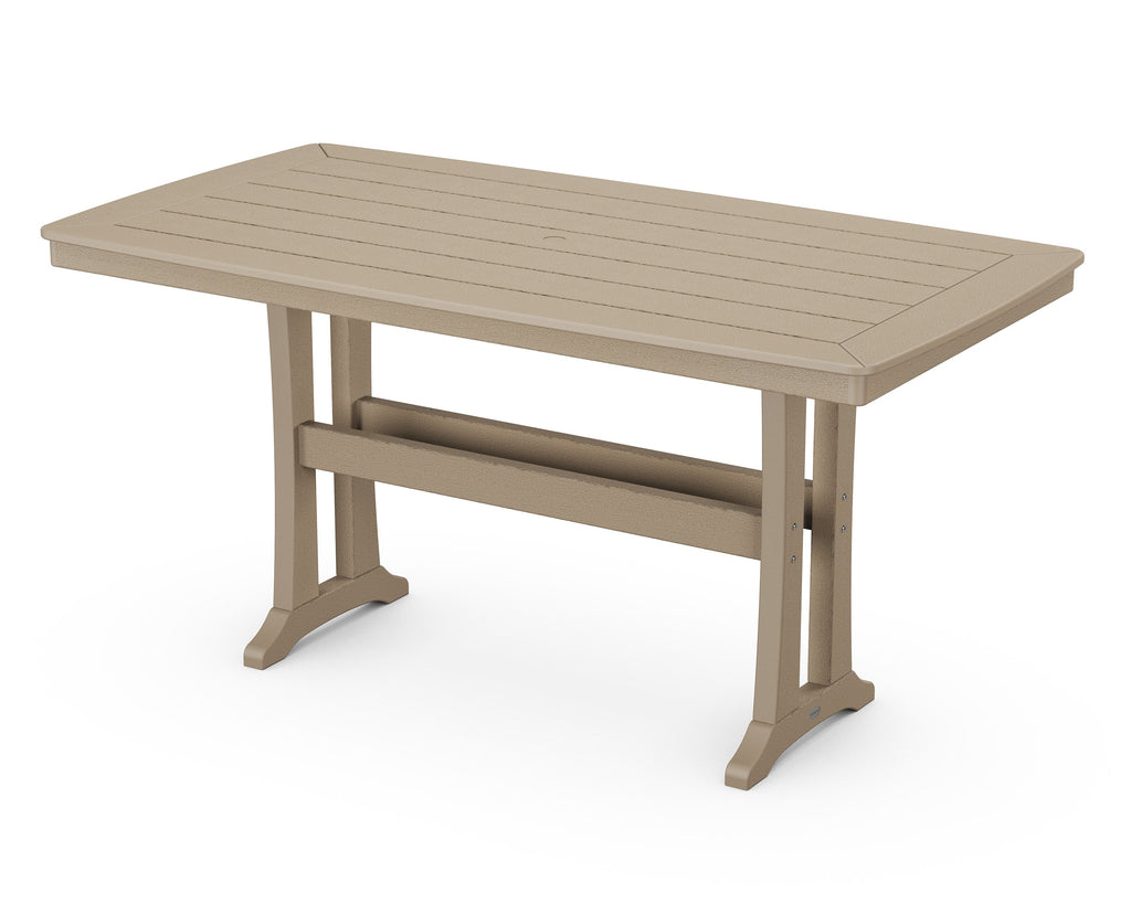 Nautical Trestle 38 x 73 Counter Table