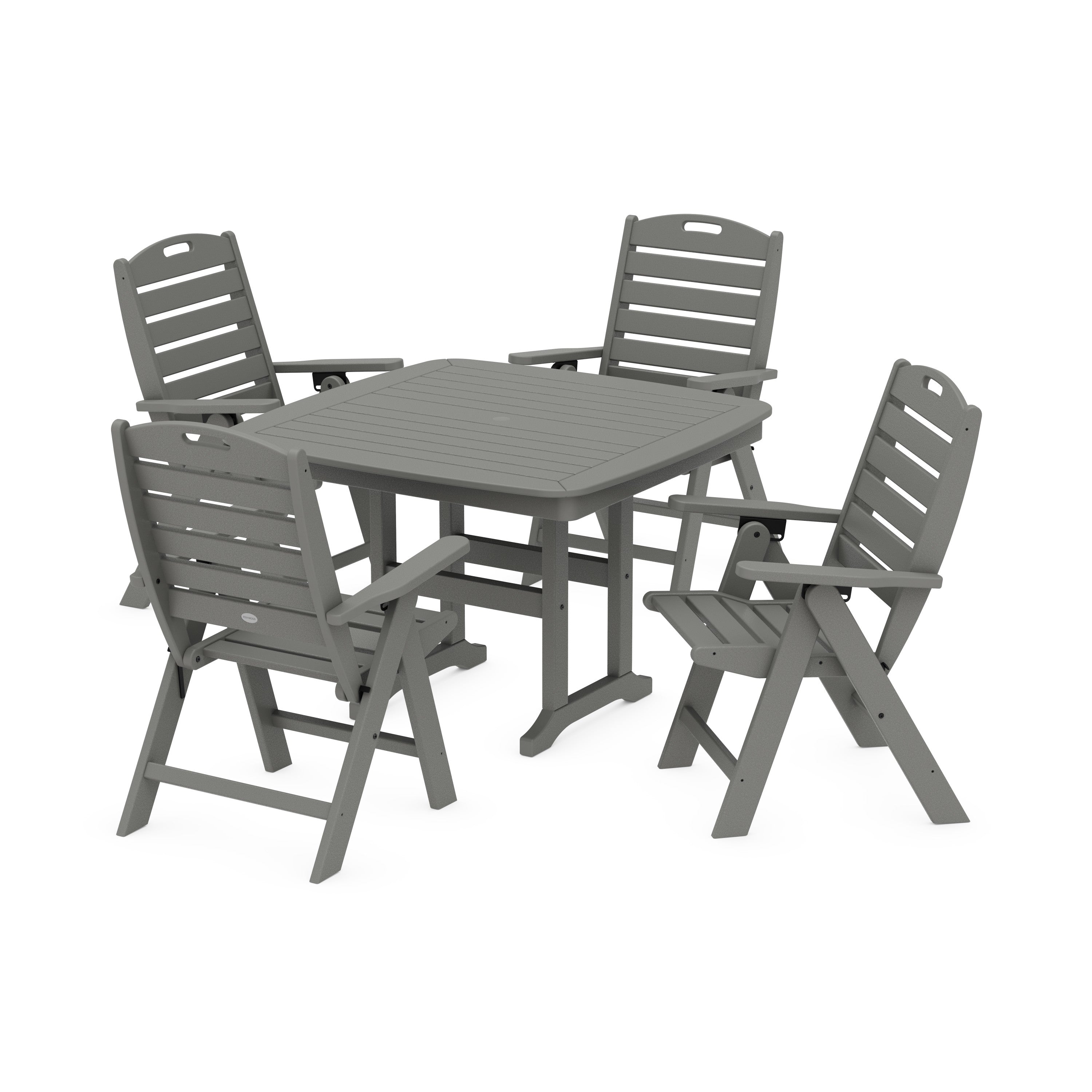 Nautical Highback Chair 5-Piece Dining Set