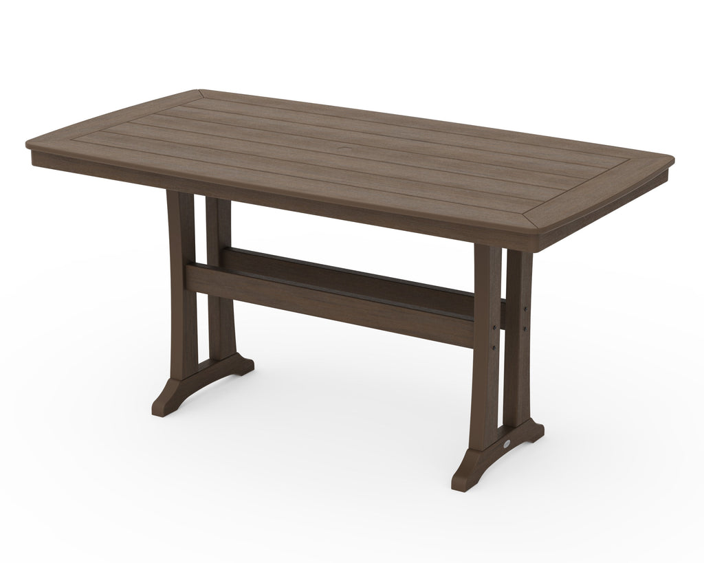 Nautical Trestle 38 x 73 Counter Table
