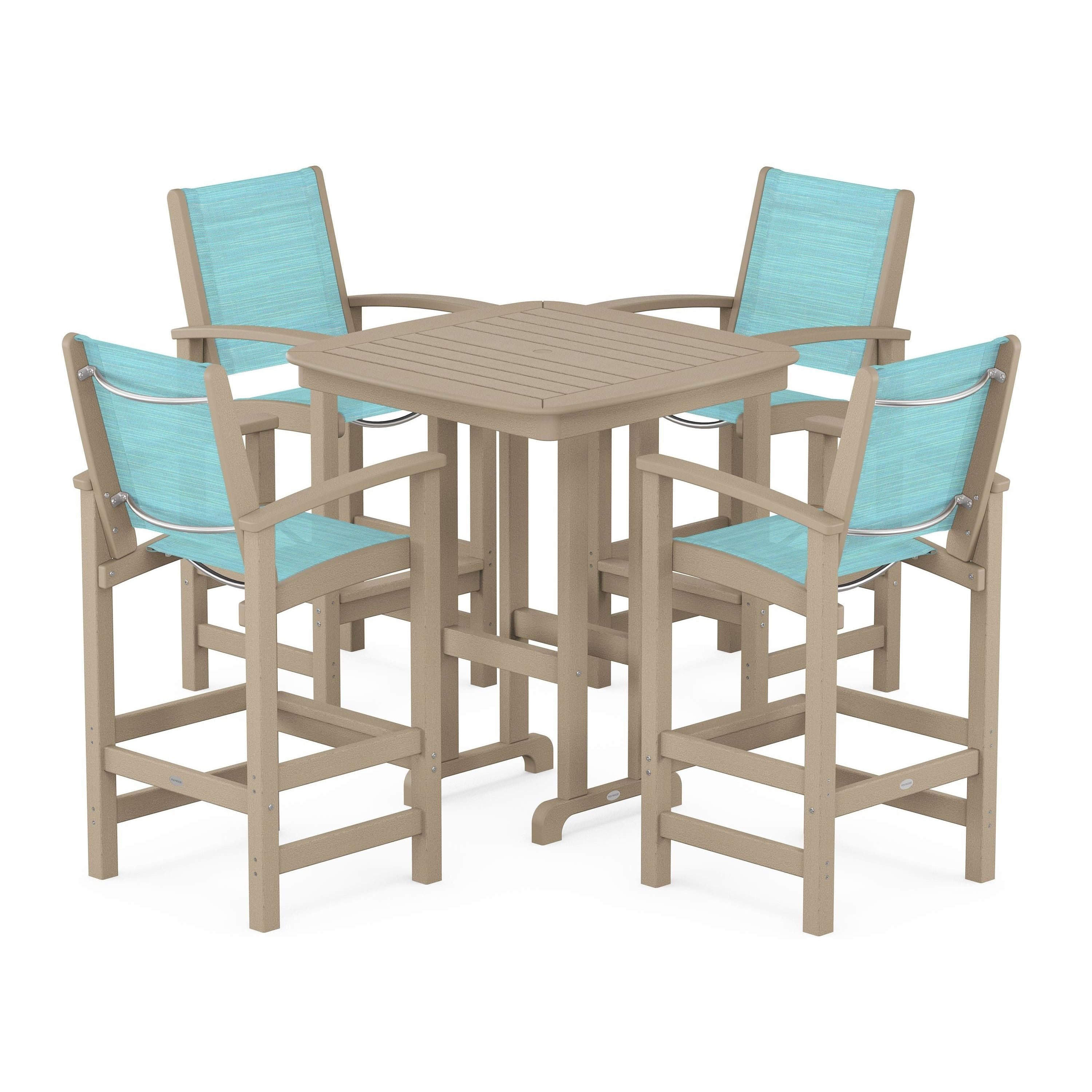 Coastal 5-Piece Bar Set