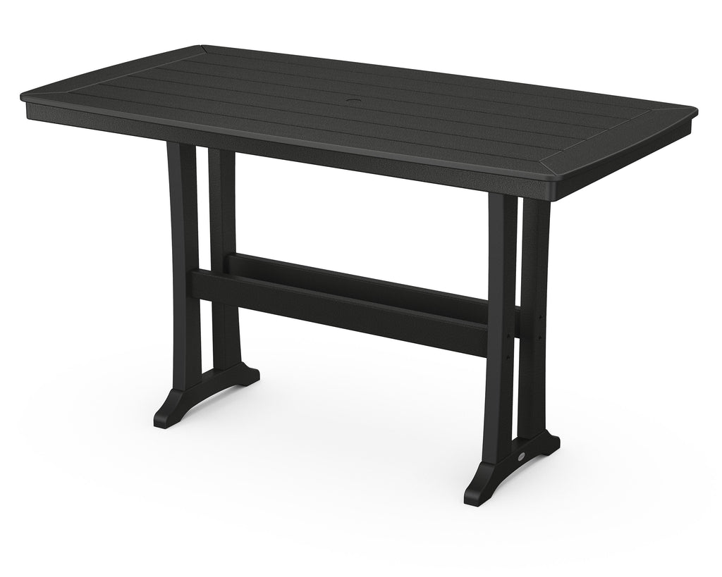 Nautical Trestle 38 x 73 Bar Table