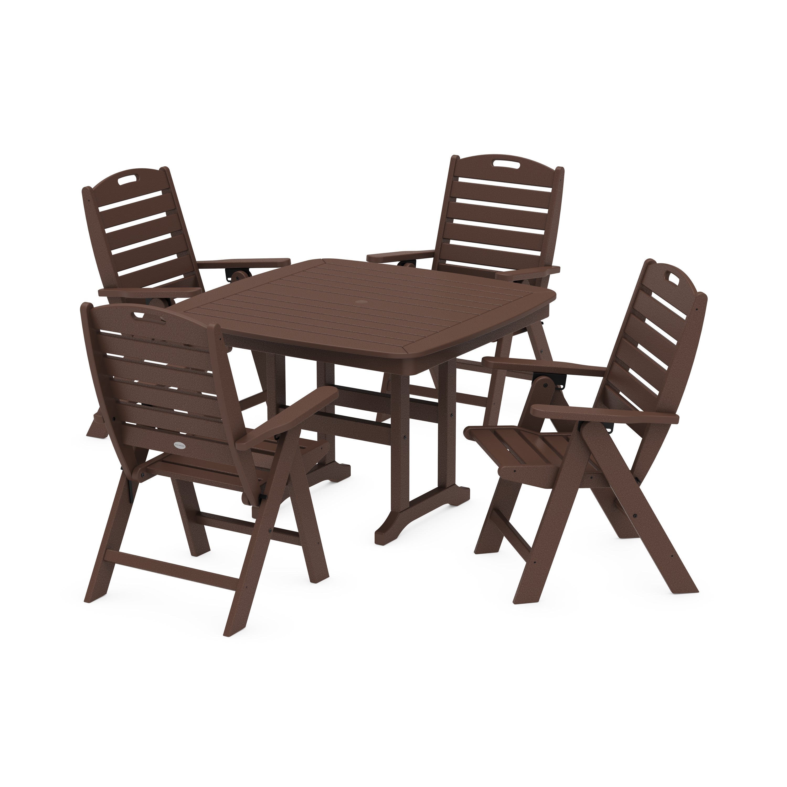 Nautical Highback Chair 5-Piece Dining Set