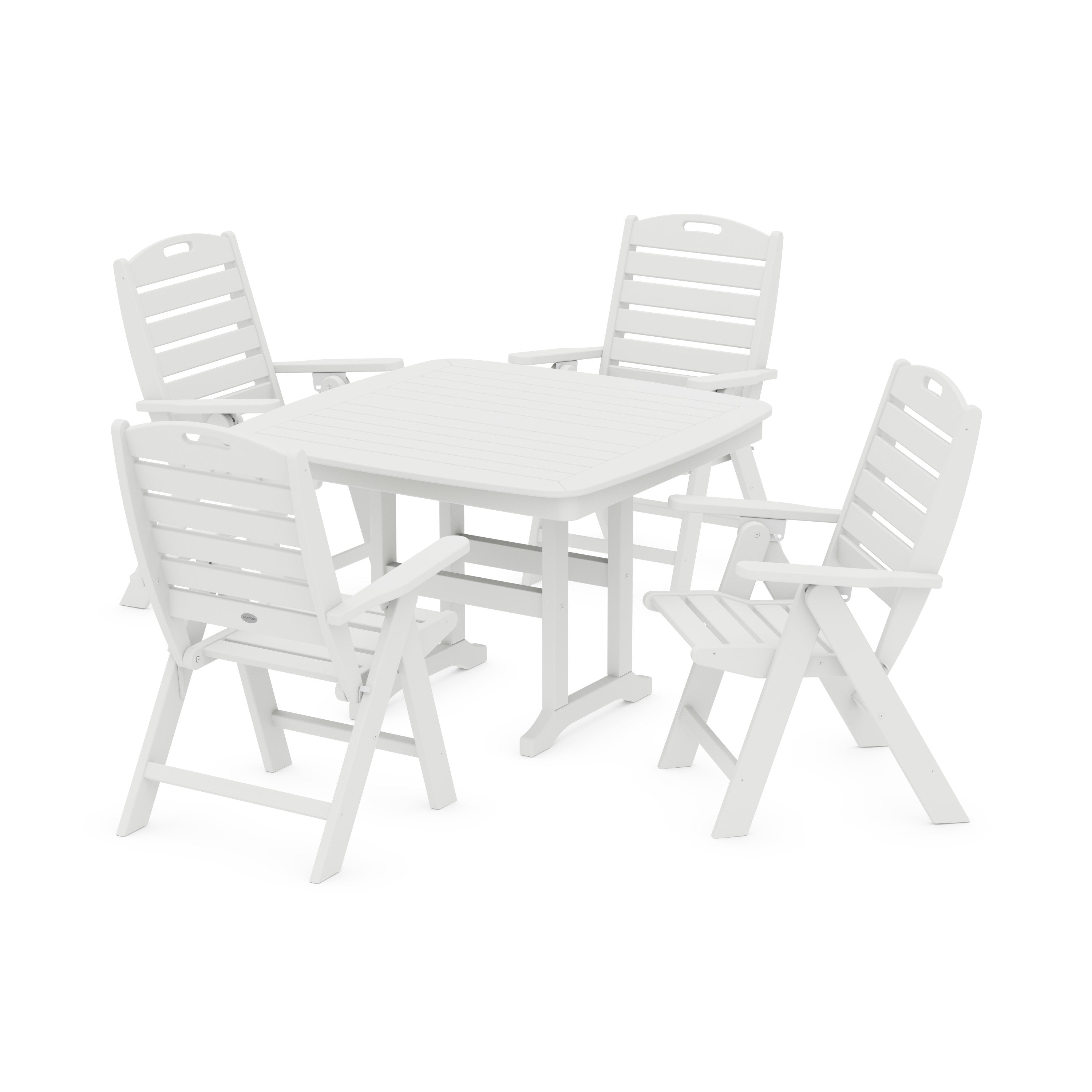 Nautical Highback Chair 5-Piece Dining Set