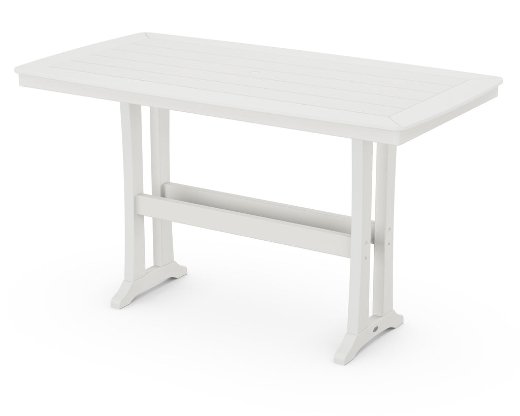 Nautical Trestle 38 x 73 Bar Table