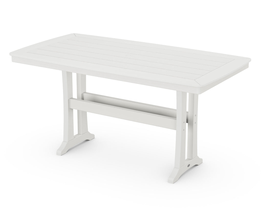 Nautical Trestle 38 x 73 Counter Table